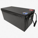 Profunda Cikla Baterio LiFePO4 12V 100Ah Por Suna Stokado Telekomunika Rezerva Baterio