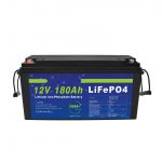 LiFePO4 Litia Baterio 12V 180Ah por Energiaj Stokaj Sistemoj por Elektraj Bicikloj