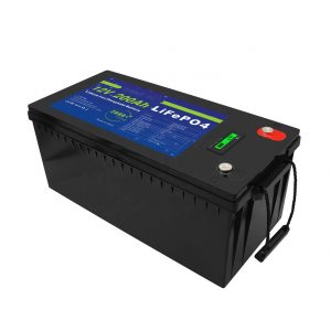 Profunda Ciklo 12V / 24V / 36V / 48V 200Ah Suna Stokado UPS 12V LiFePO4 Litiaj Stokaj Baterioj Por Golfa Ĉaro