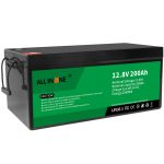 12.8V 200Ah LiFePO4 Pb-Acida Anstataŭiga Litia Jona Baterio-Pako, 12V 200Ah