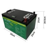 12V 280Ah 300Ah Lifepo4-Baterio por Golfa Ĉaro