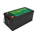 ĈIO EN UNA Litia Jona Baterio Profunda Ciklo 12V 300Ah LiFePo4-Stokada Baterio