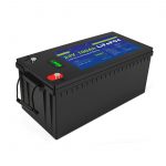 Profunda ciklo litia jona baterio Lifepo4 24v 200ah suna stokada baterio 3500+ cikloj li-jona baterio