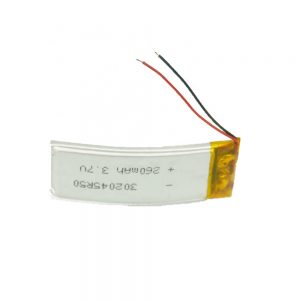 Agordita Baterio LiPO 302045 3.7V 260mAh