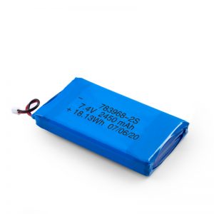 Kuirila Baterio LiPO 783968 3.7V 4900mAH / 7.4V 2450mAH / 3.7V 2450mAH /