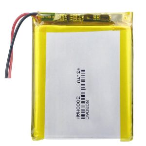 805060 3.7V 3000mAh Reŝargebla Lipo-Polimera Baterio