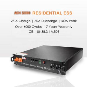 On / Off krado 48v 10kW energia stokado sunsistemo lifepo4 48v 50Ah 100Ah 200Ah litia baterio