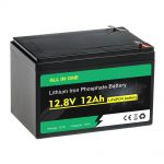 12V 12Ah-Pack Anstataŭiga Plumbacida Baterio LiFePO4-Baterio