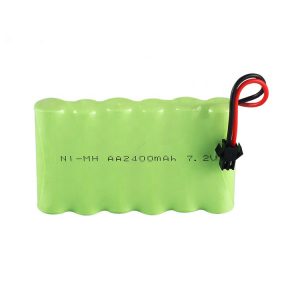 Reŝargebla Kuirilaro NiMH AA 2400mAh 7.2V