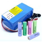 Kuirila Baterio de Litio 18650 48V 12AH 48V 500W kun BMS